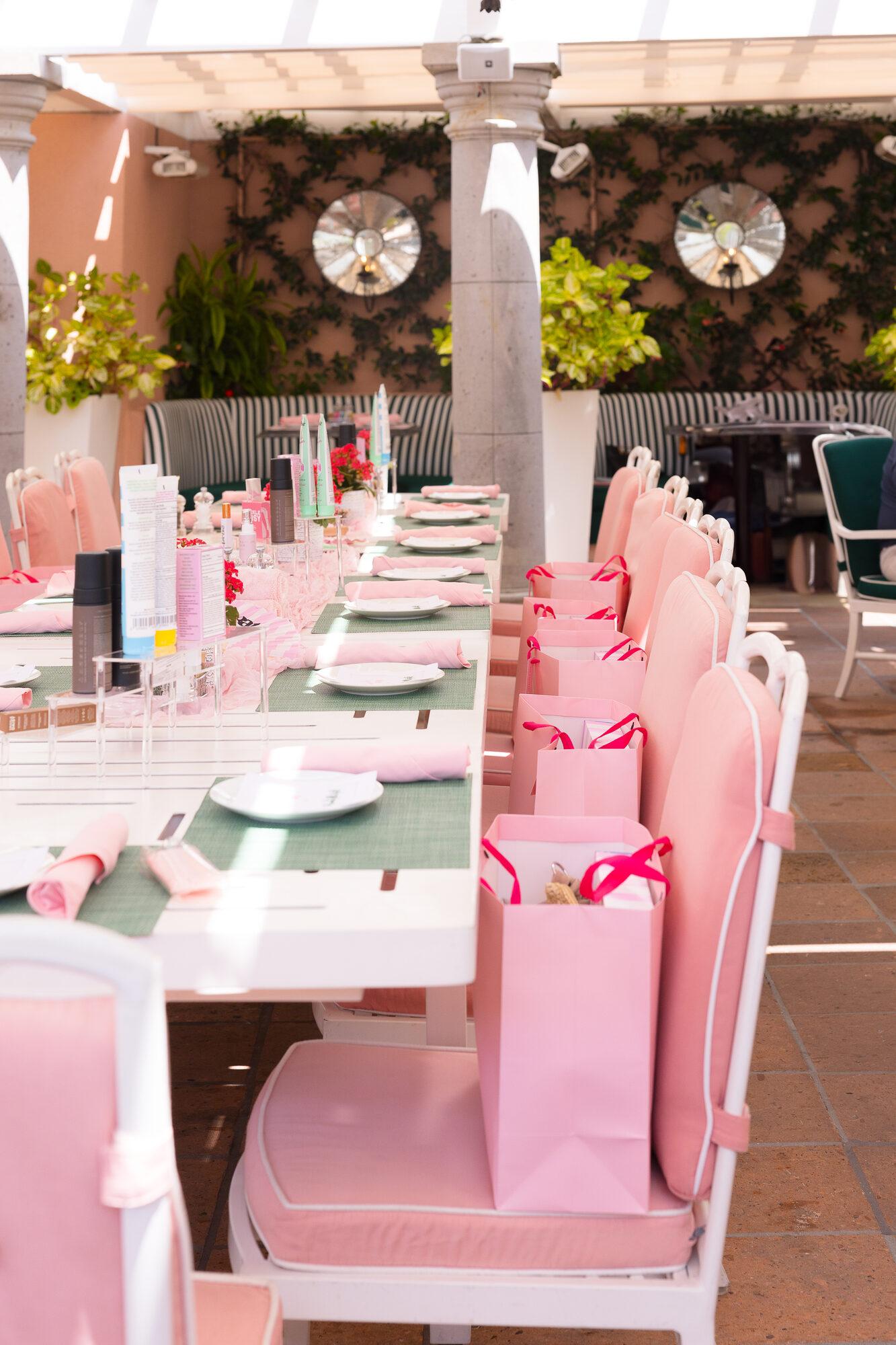 The Beverly Hills Hotel Cabana Cafe brunch details