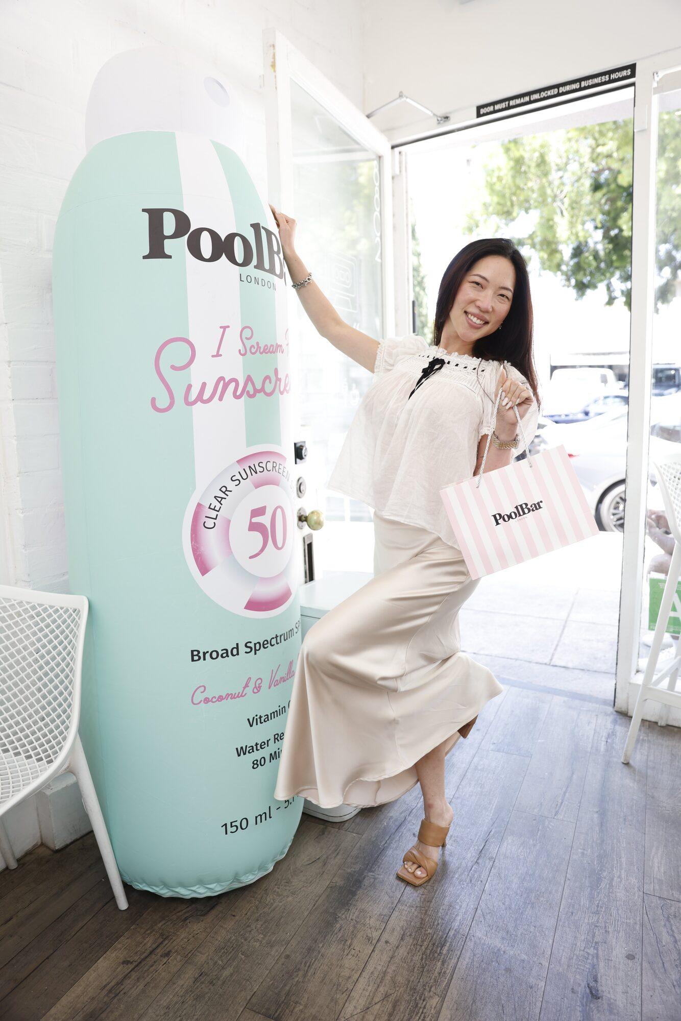 PoolBar London at Cassetta Beverly Hills guest selfie