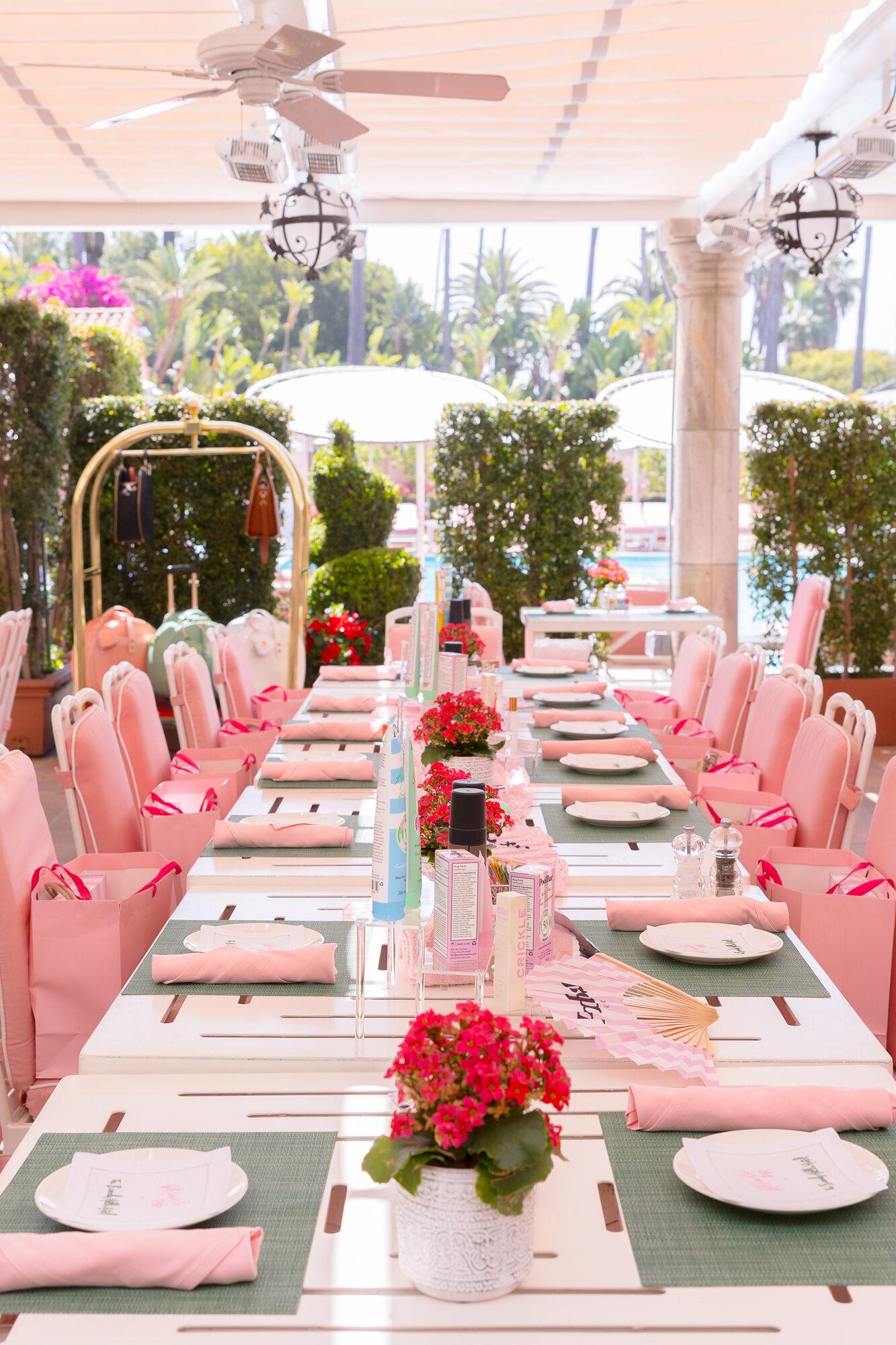 Blonde PR media brunch at The Beverly Hills Hotel Cabana Cafe