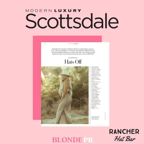 Rancher Hat Bar for Modern Luxury